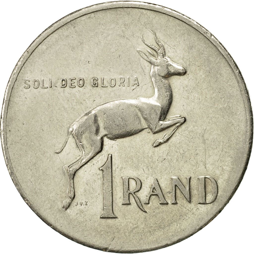 South Africa 1 Rand Coin | Balthazar J. Vorster | KM115 | 1982
