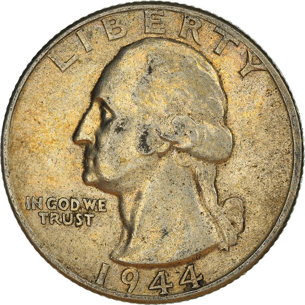 アメリカ合衆国 | 1/4ドル硬貨 | ジョージ・ワシントン | KM:164 | 1932年 - 1964年