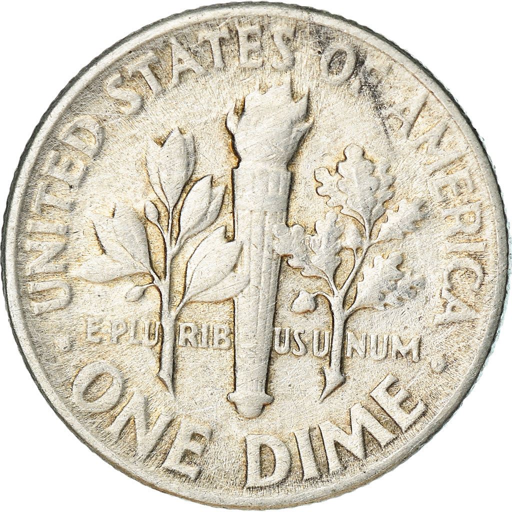 アメリカ合衆国 | 1ダイム硬貨 | フランクリン・D・ルーズベルト | KM:195 | 1946年 - 1964年