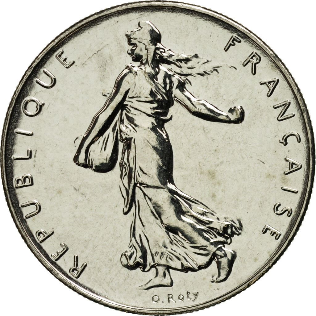 French 1 Franc Coin | Signature D'AP. O.ROTY | proof | KM925.2 | France | 1991 - 2001