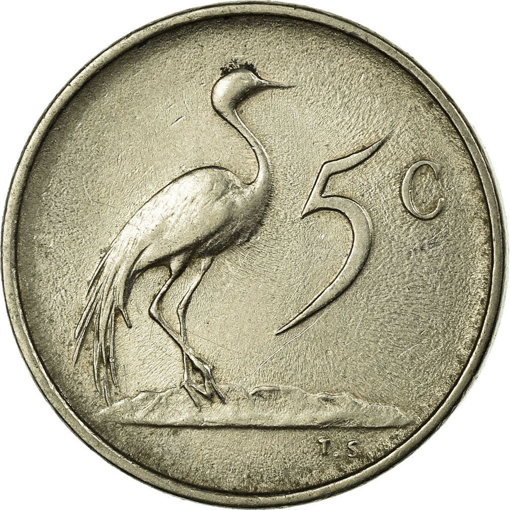 South Africa 5 Cents Coin | Charles Swart | English Legend - SOUTH AFRICA | KM76.1 | 1968