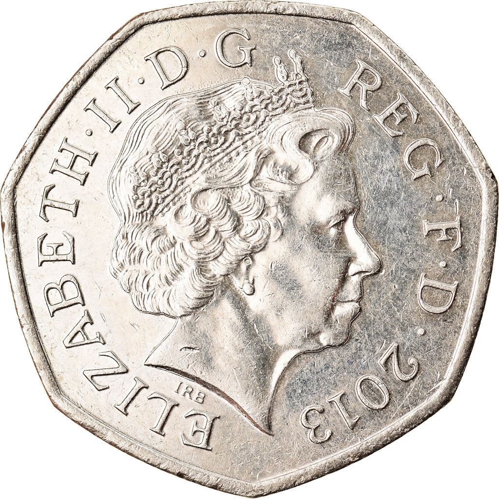United Kingdom | 50 Pence Coin | Elizabeth II | Km:1112 | 2008 - 2015