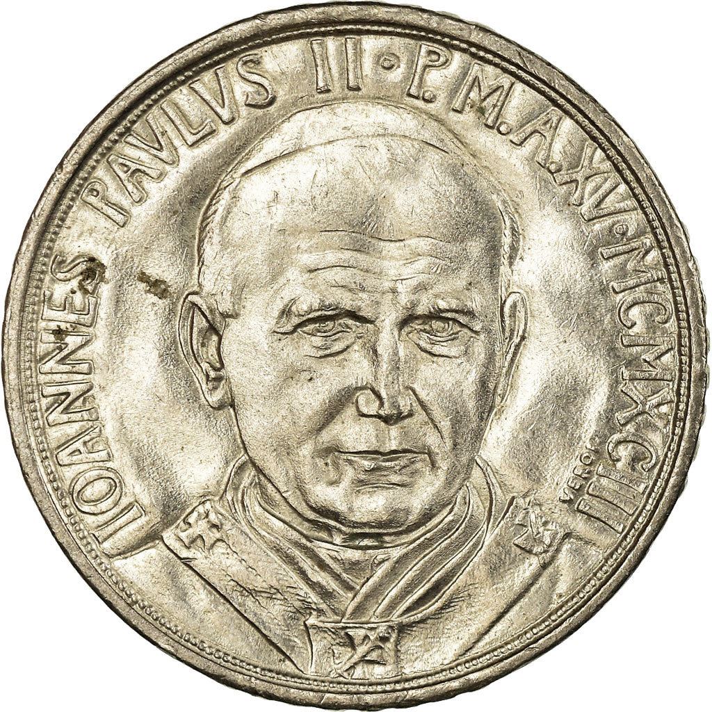Vatican City | 100 Lire Coin | John Paul II | Km:247 | 1993
