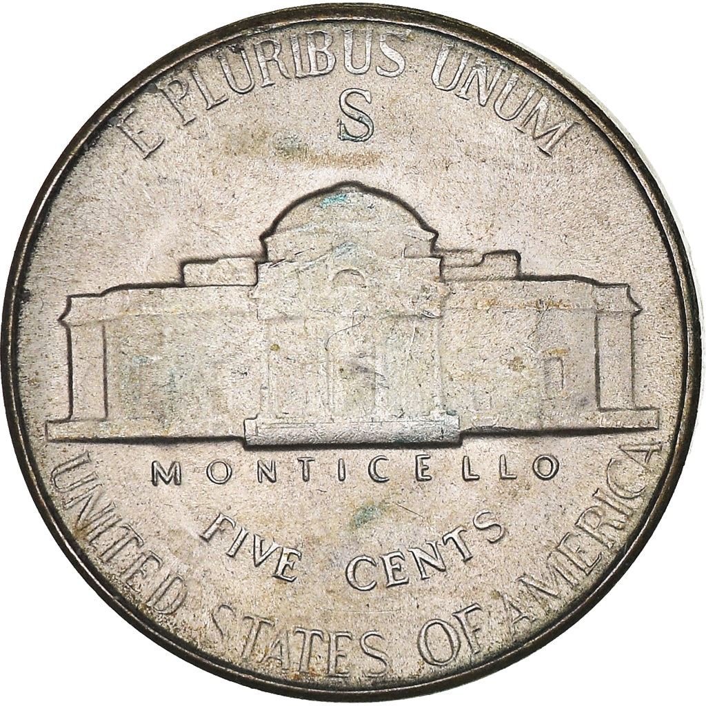 United States | 5 Cents Coin | Thomas Jefferson | Km:192A | 1942 - 1945