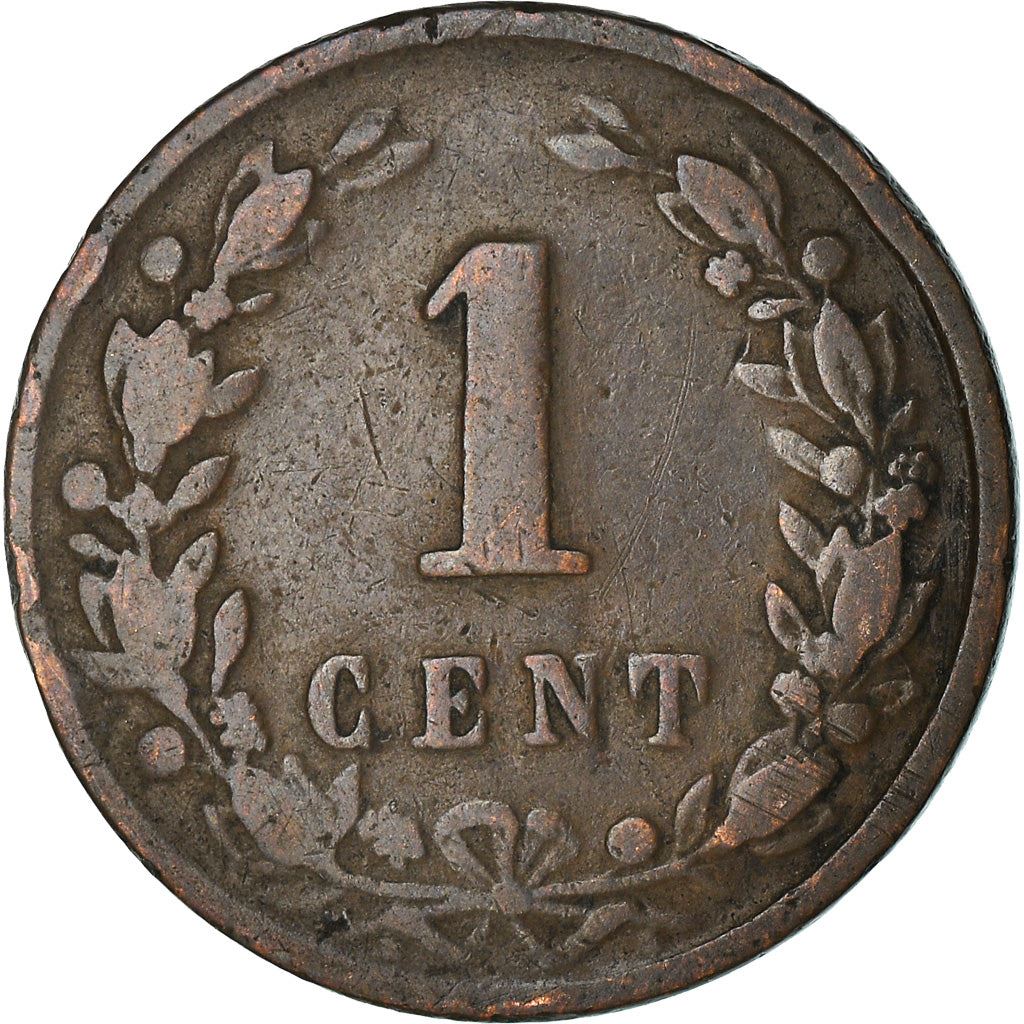 Pays-Bas | Pièce de 1 Cent | Lion | Km : 107 | 1877 - 1900