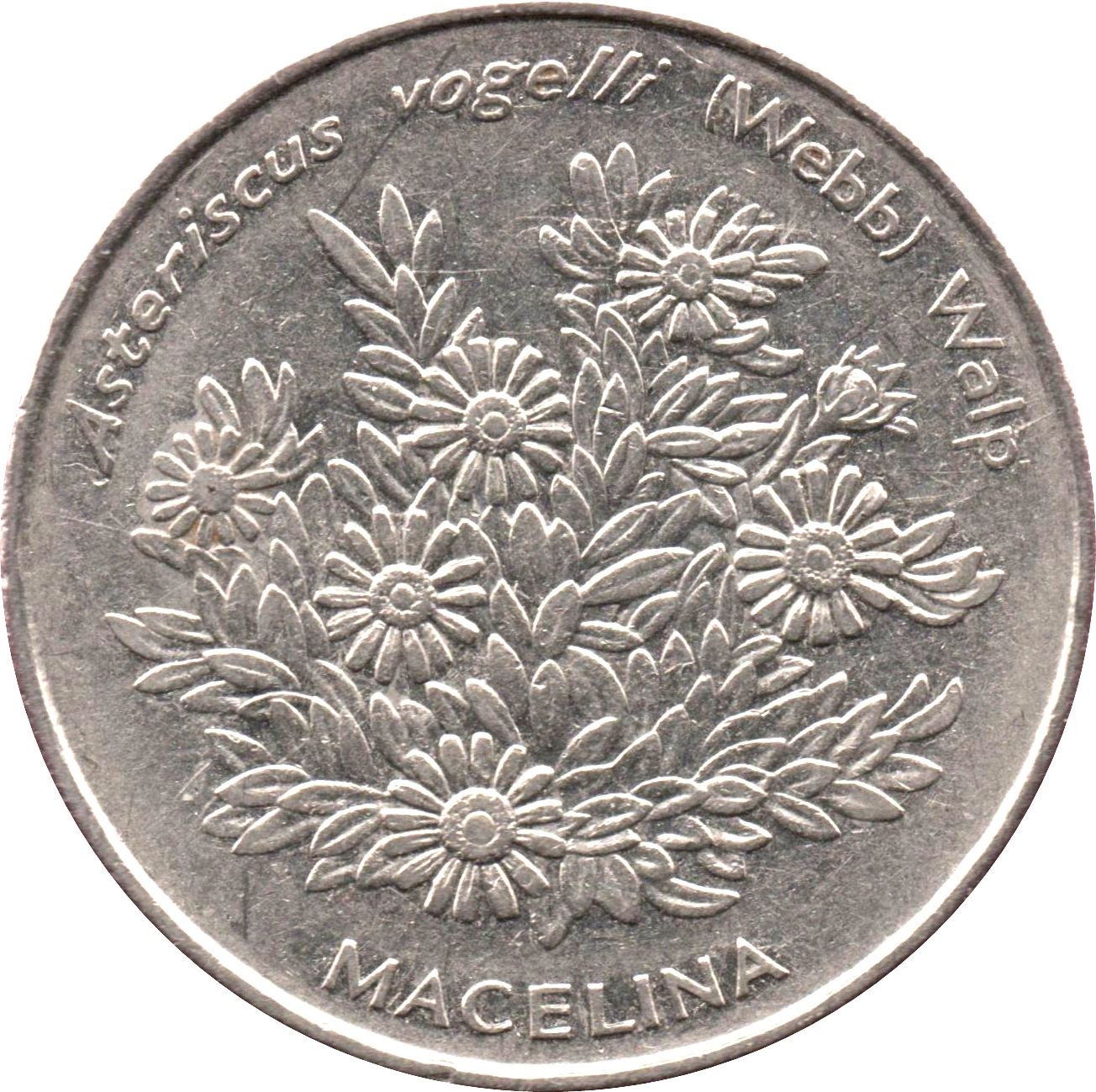 Cape Verde 50 Escudos Coin | Macelina Flowers | KM44 | 1994