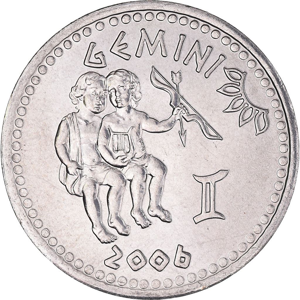 Somaliland | 10-Schilling-Münze | Gemini | Edelstahl | KM:11 | 2006