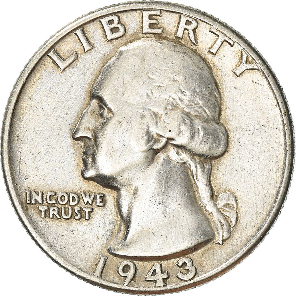 アメリカ合衆国 | 1/4ドル硬貨 | ジョージ・ワシントン | KM:164 | 1932年 - 1964年