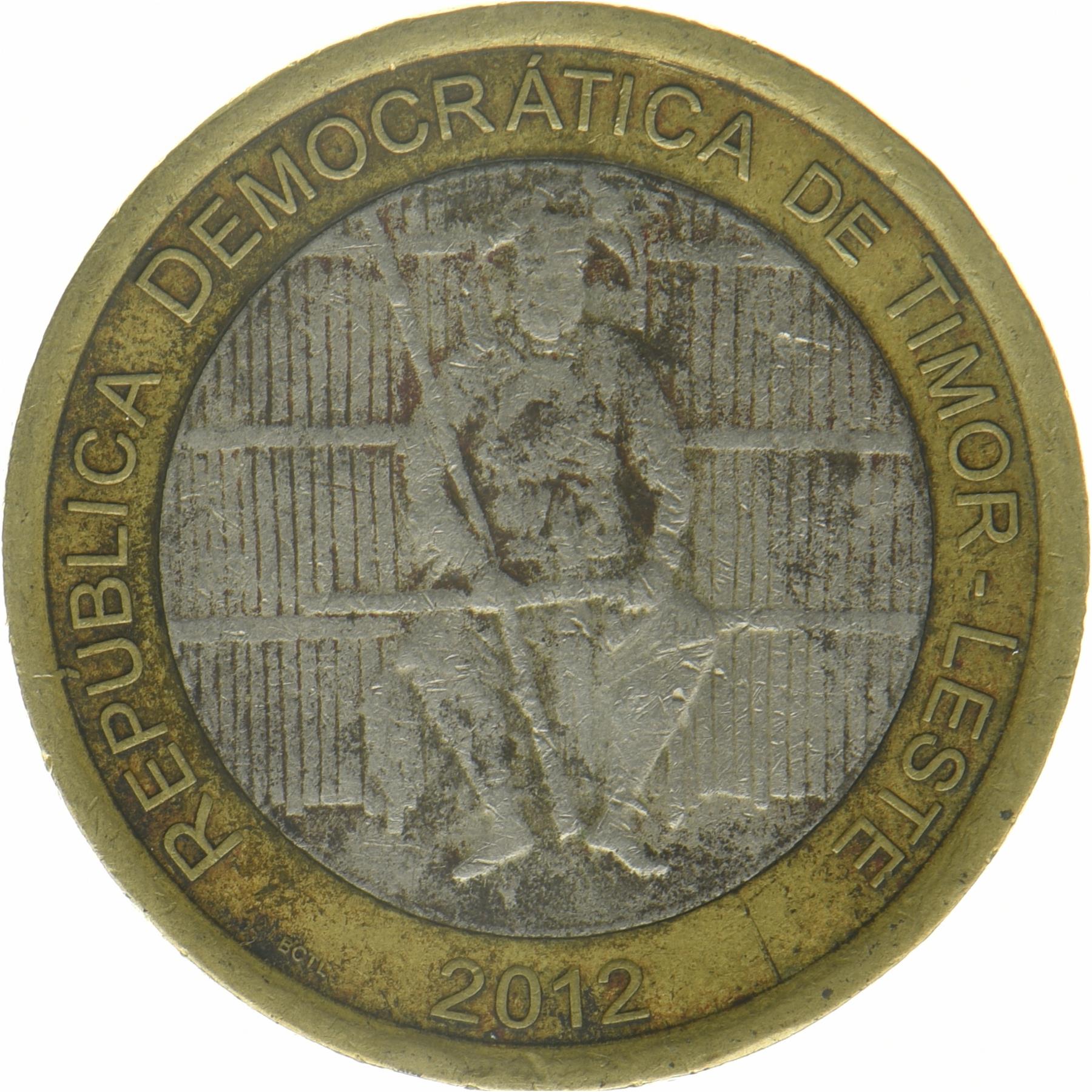 Timor-Leste | 100 Centavos Coin | Boaventura de Manufahi | KM:6 | 2012 - 2017