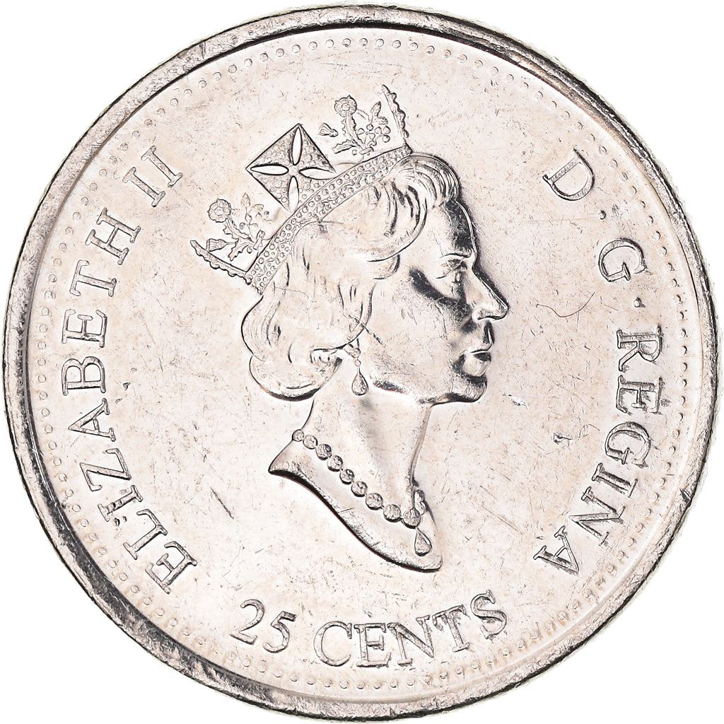 Canada | 25 Cents Coin | Family | Nickel | KM:375 | 2000