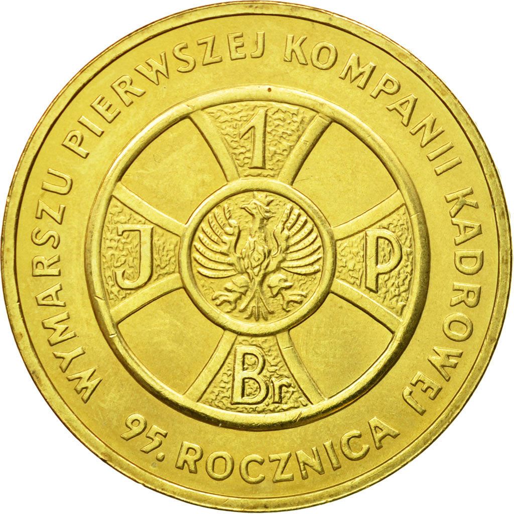 Poland | 2 Zlotys Coin | Cadre Company March Out | Y:690 | 2009