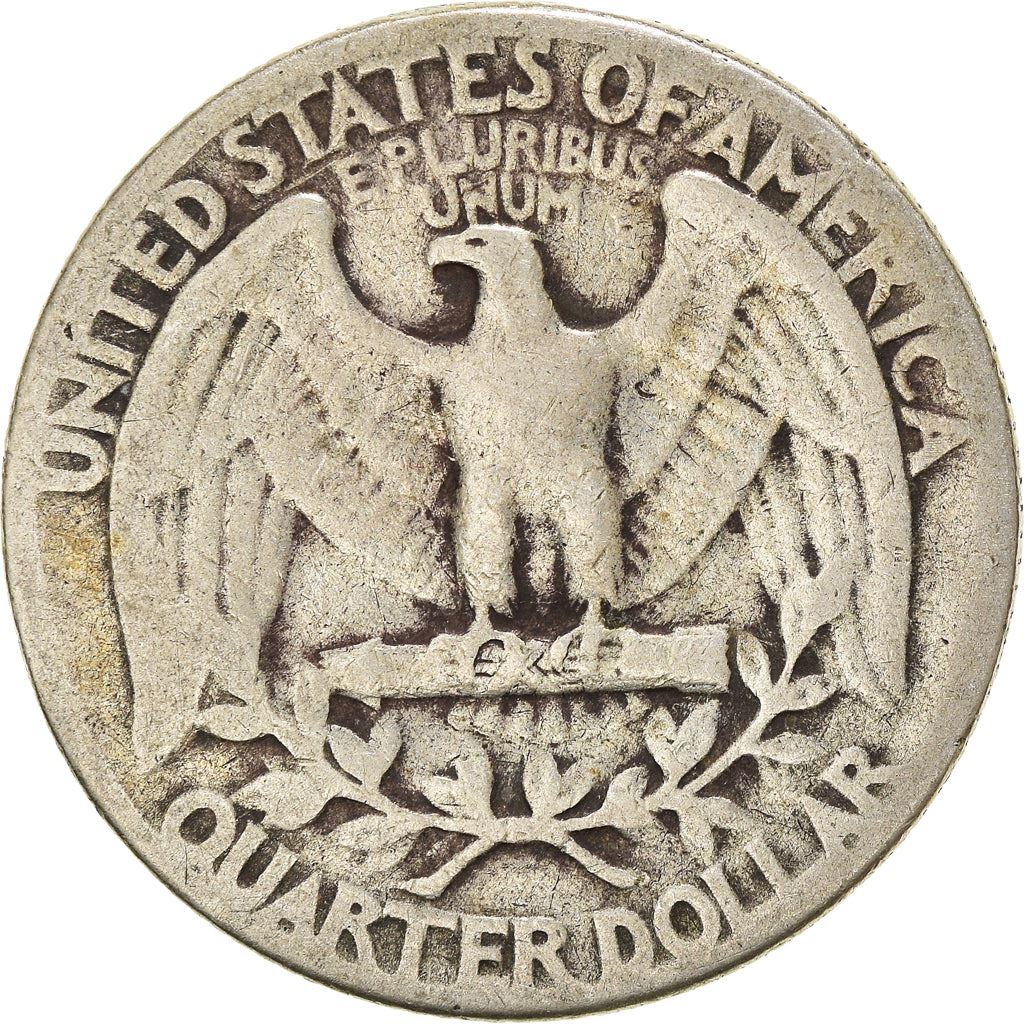 アメリカ合衆国 | 1/4ドル硬貨 | ジョージ・ワシントン | KM:164 | 1932年 - 1964年
