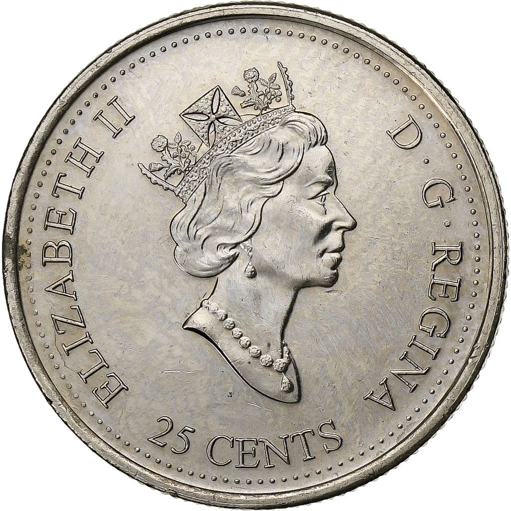 Canada | 25 Cents Coin | Harmony | Nickel | KM:377 | 2000