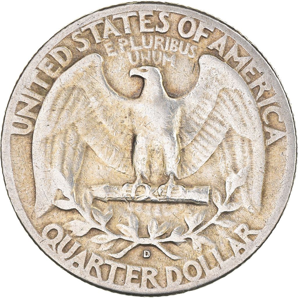 アメリカ合衆国 | 1/4ドル硬貨 | ジョージ・ワシントン | KM:164 | 1932年 - 1964年