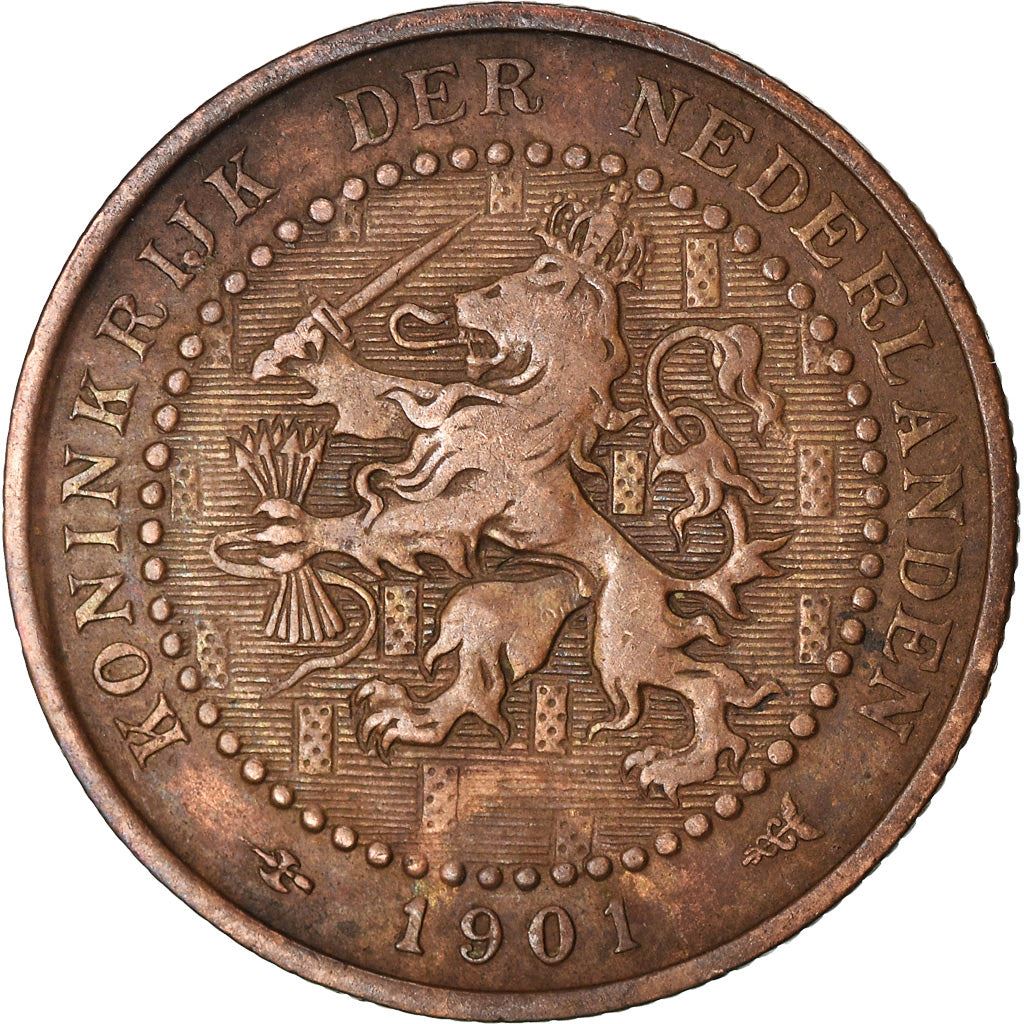 Pays-Bas | Pièce de 1 cent | Lion | Km : 130 | 1901