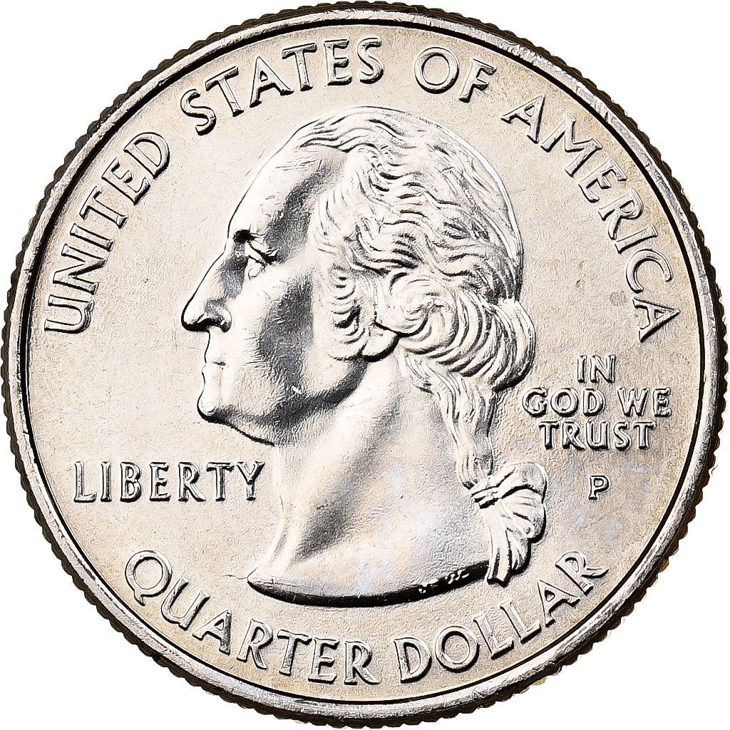 United States | 1/4 Dollar Coin | Michigan | Km:355 | 2004