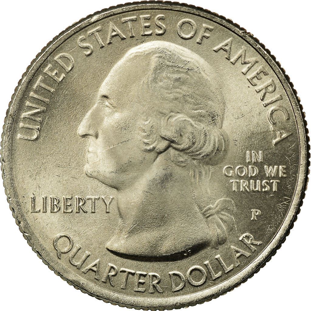 United States | 1/4 Dollar Coin | Arizona | Grand Canyon | Km:472 | 2010