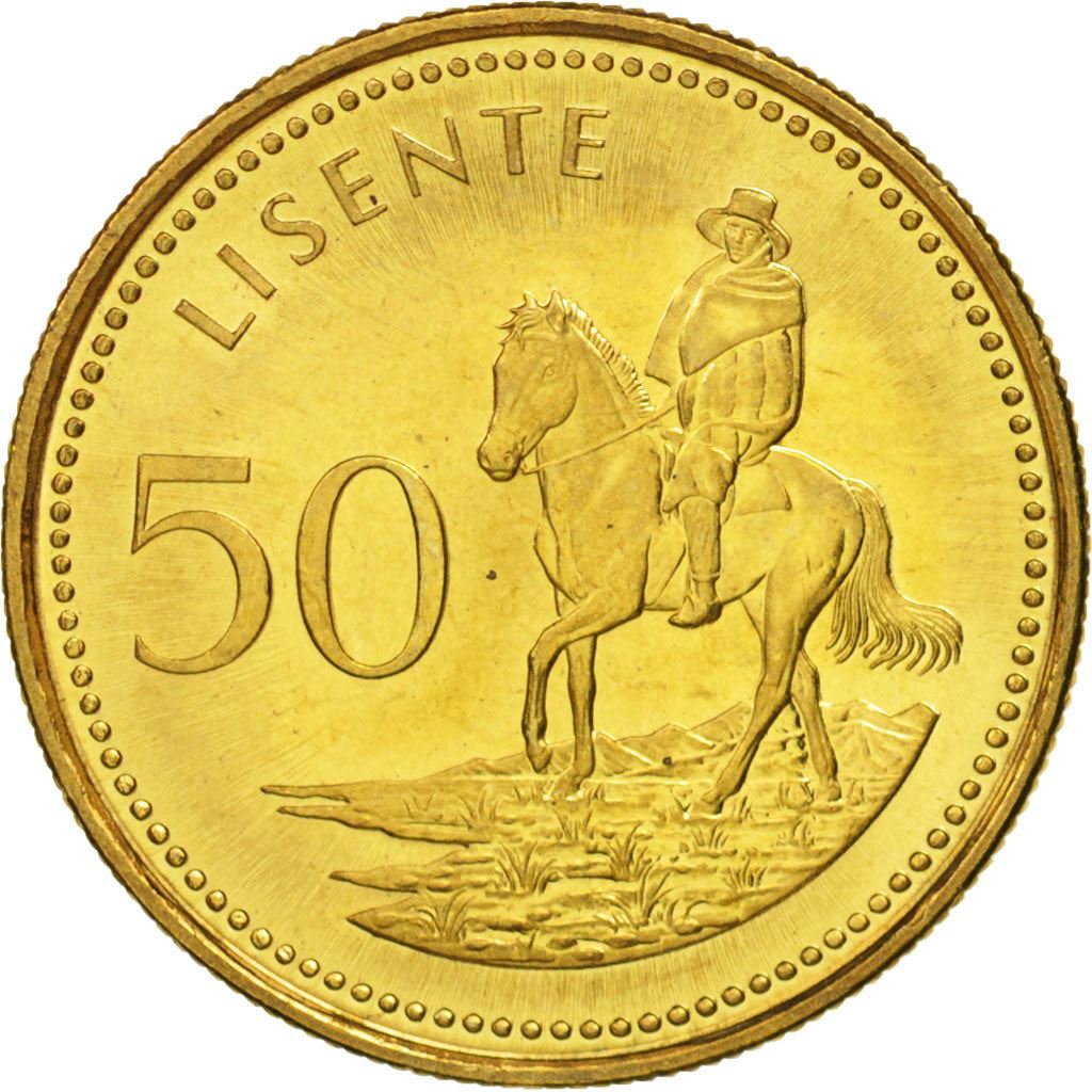 Lesotho | 50 Lisente Coin | Equestrian | Km:65 | 1998 - 2018