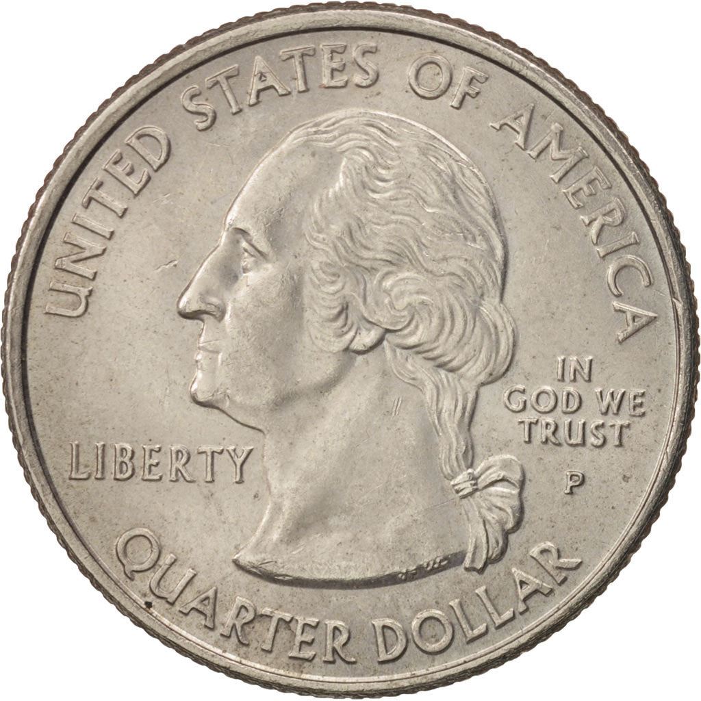 United States | 1/4 Dollar Coin | New York | Km:318 | 2001