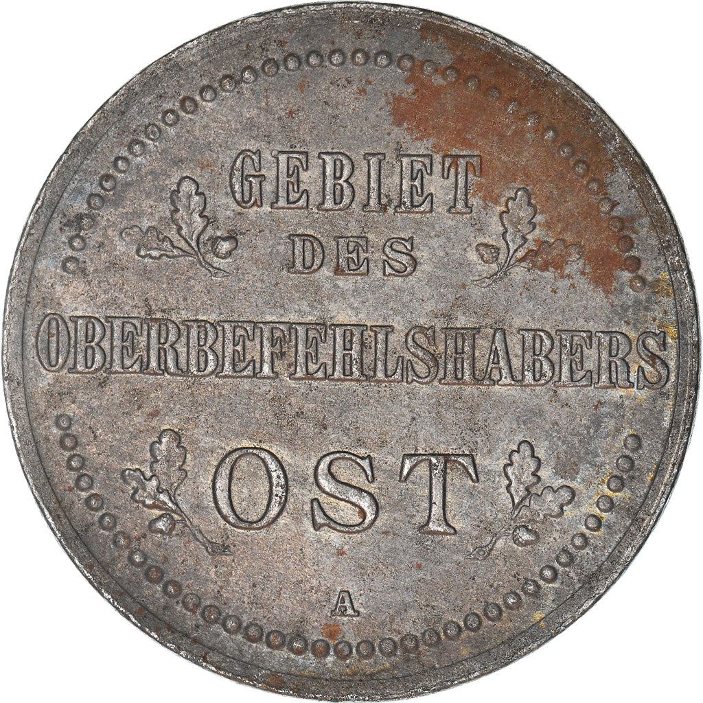 German Empire 3 Kopecks Coin | Deutsches Reich | Wilhelm II | Military Coinage | KM23 | 1916