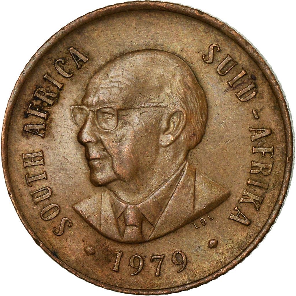 South Africa 2 Cents Coin | Nicolaas J. Diederichs | KM99 | 1979