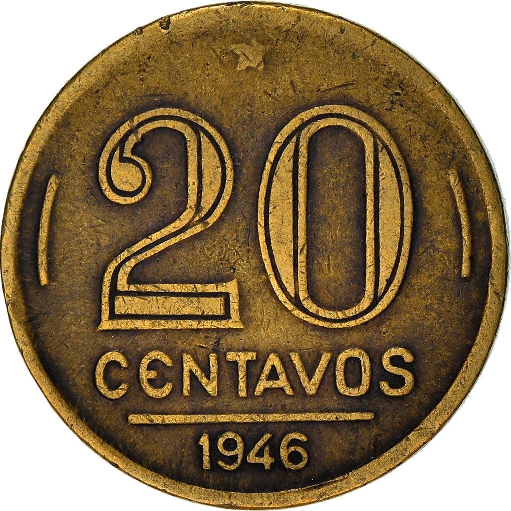 Moneta Brazylii 20 Centavos | KM556a | 1943 - 1948