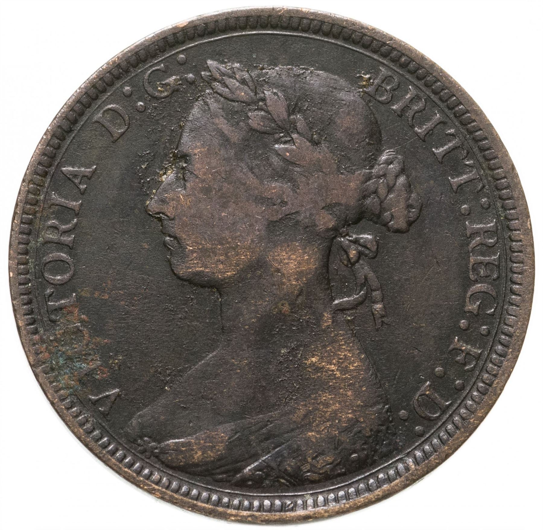 イギリス | 1/2 ペニー硬貨 | ヴィクトリア | KM:754 | 1874年 - 1894年