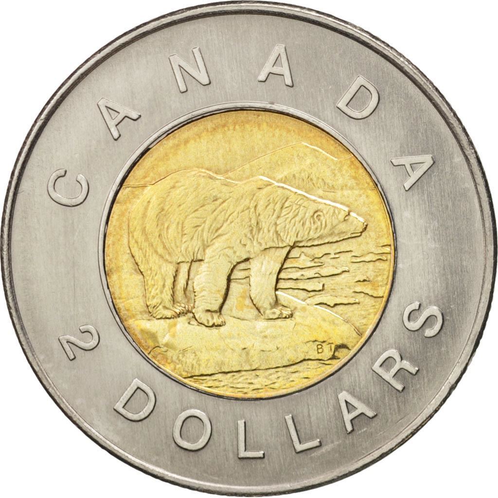 Canada | 2 Dollars Coin | Bimetallic | 4th portrait | KM:496 | 2003-2006