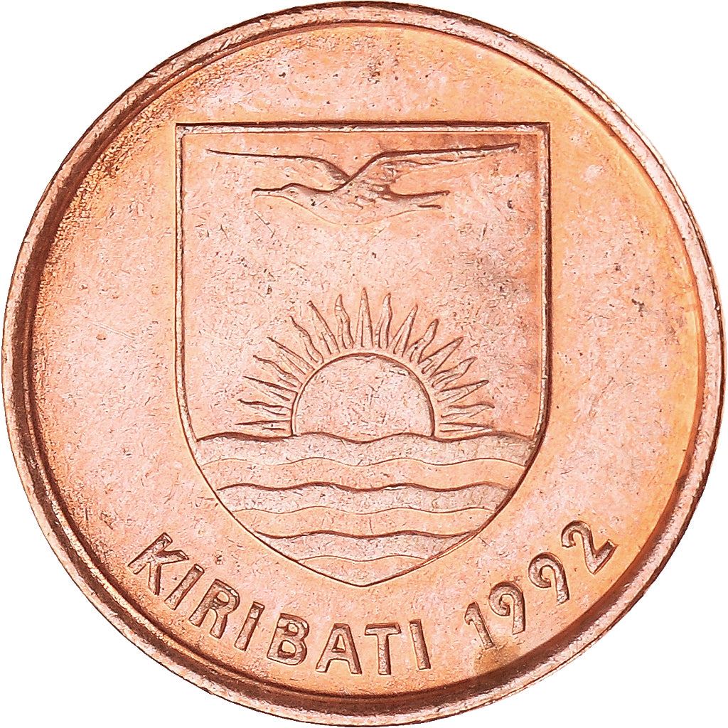 Kiribati | 1 Cent Coin | Frigate birds | Km:1A | 1992