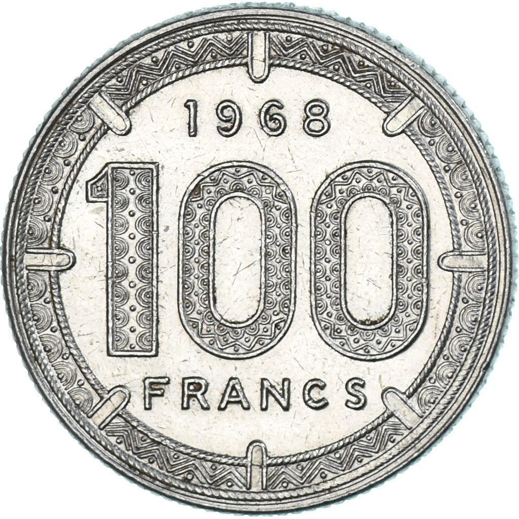 Cameroon | 100 Francs Coin | Giant Elands | Km:14 | 1966 - 1968
