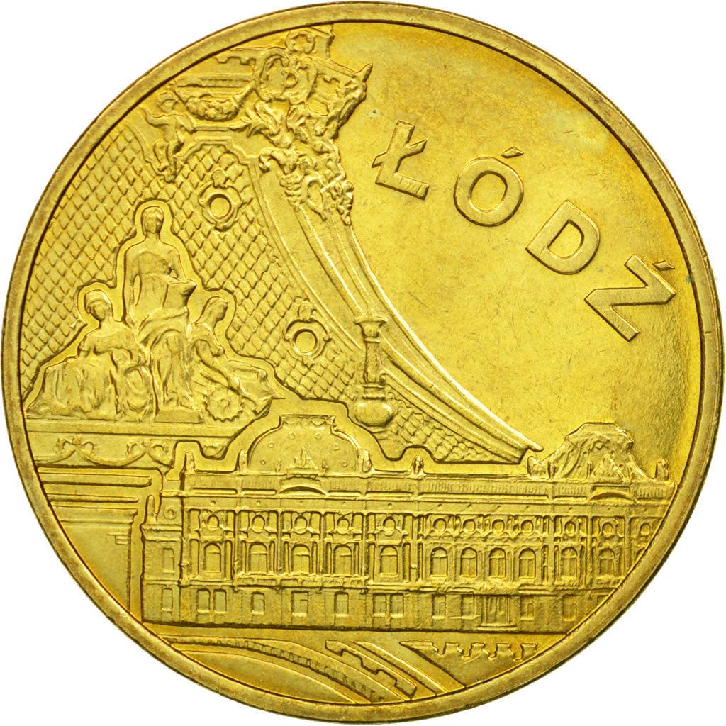 Poland | 2 Zlotys Coin | Łódź | Y:804 | 2011
