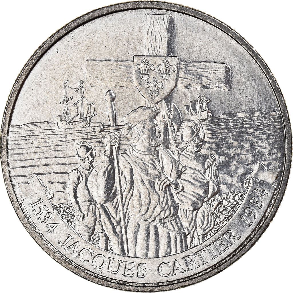 Canada | 1 Dollar Coin | Jacques Cartier | Nickel | KM:141 | 1984
