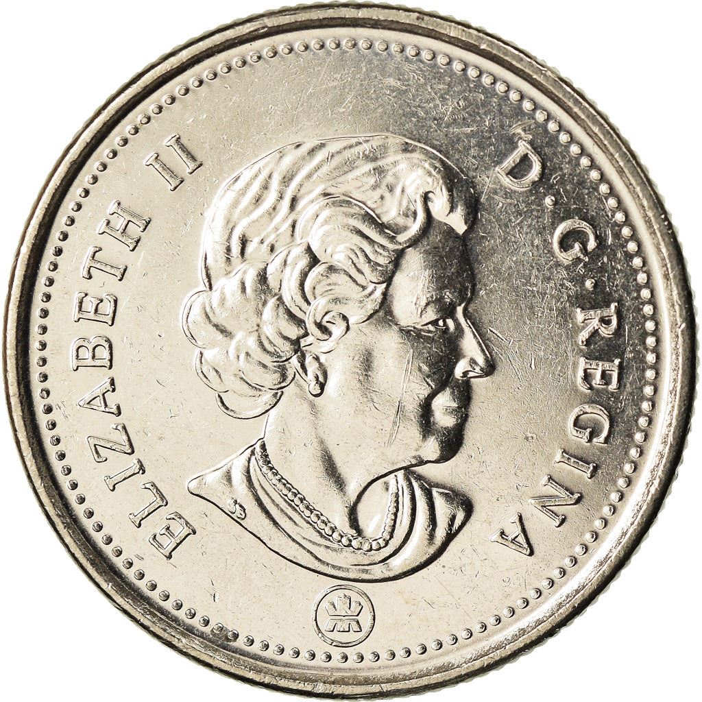 Canada | 25 Cents Coin | Nickel plated steel | KM:493 | 2003-2022