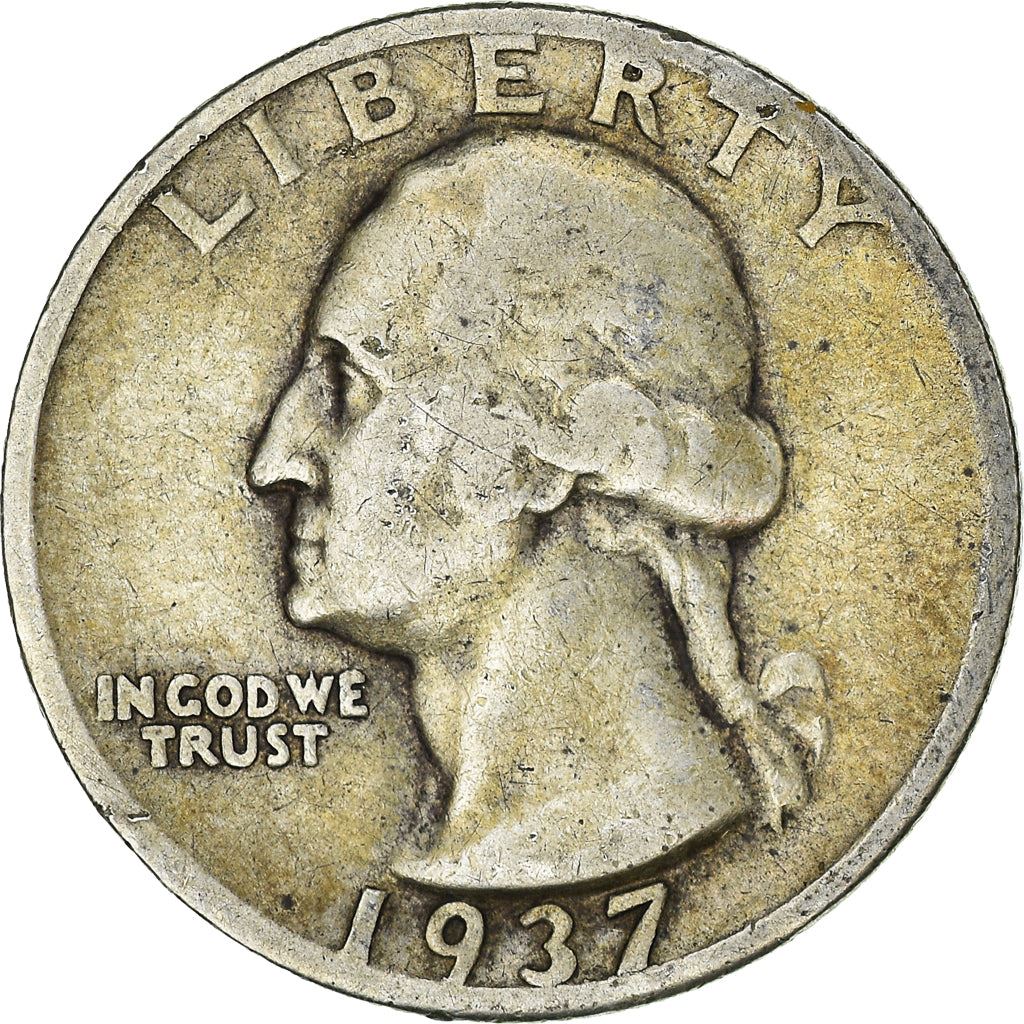 アメリカ合衆国 | 1/4ドル硬貨 | ジョージ・ワシントン | KM:164 | 1932年 - 1964年