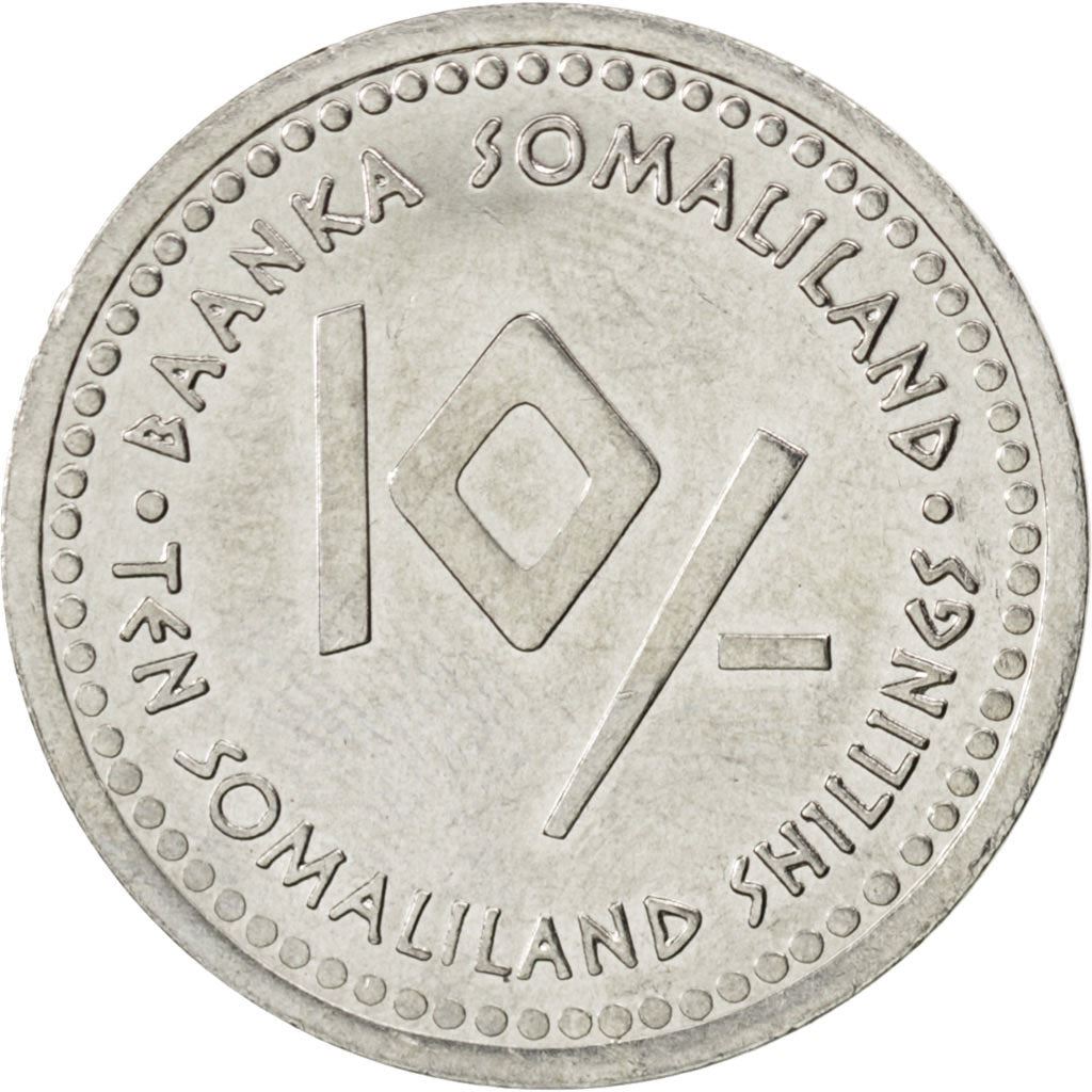 Somaliland | 10-Schilling-Münze | Gemini | Edelstahl | KM:11 | 2006