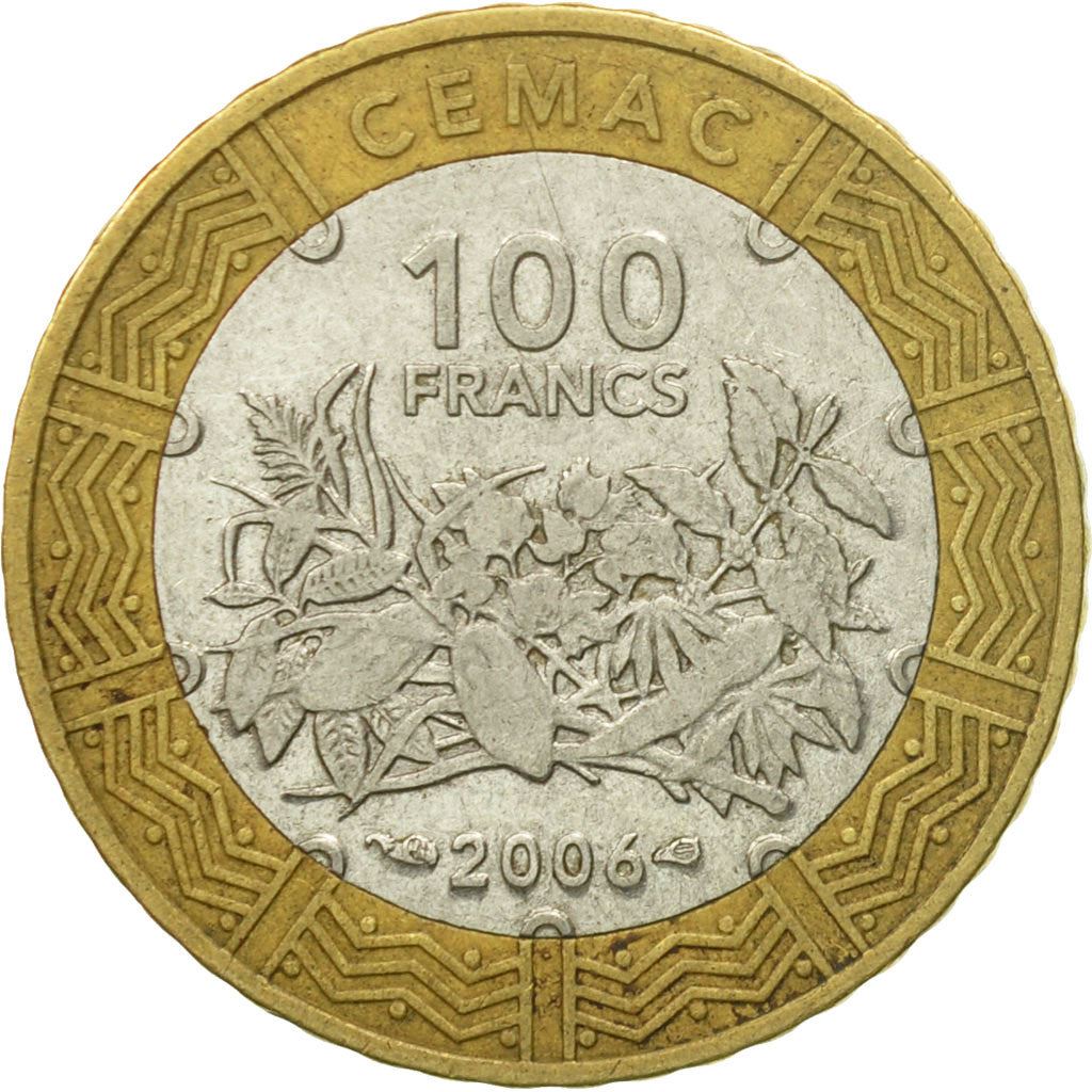 Central African States | 100 Francs Cfa Coin | Plants | Km:15 | 2006 - 2023