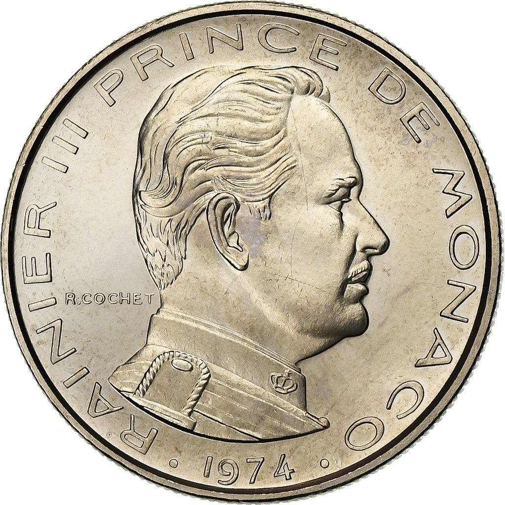 Monaco | 1 Franc Coin | Rainier III | Km:140 | 1960 - 1995