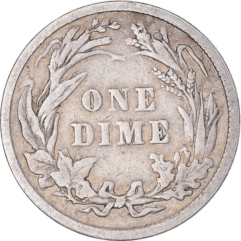 United States | 1 Dime Coin | Barber Dime | KM:113 | 1892 - 1916