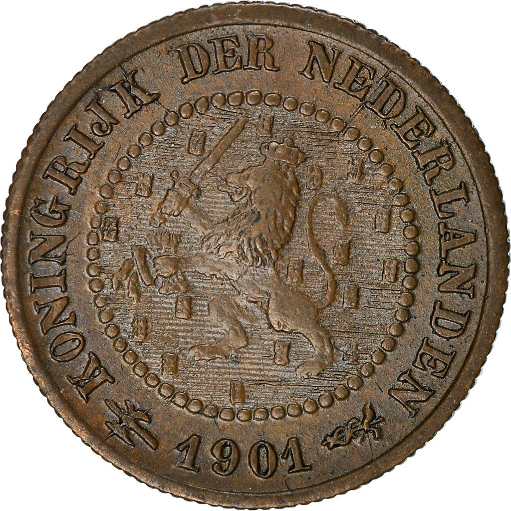 Netherlands Coin 1/2 Cent Coin | King Willem III | Lion | KM109 | 1878 - 1901