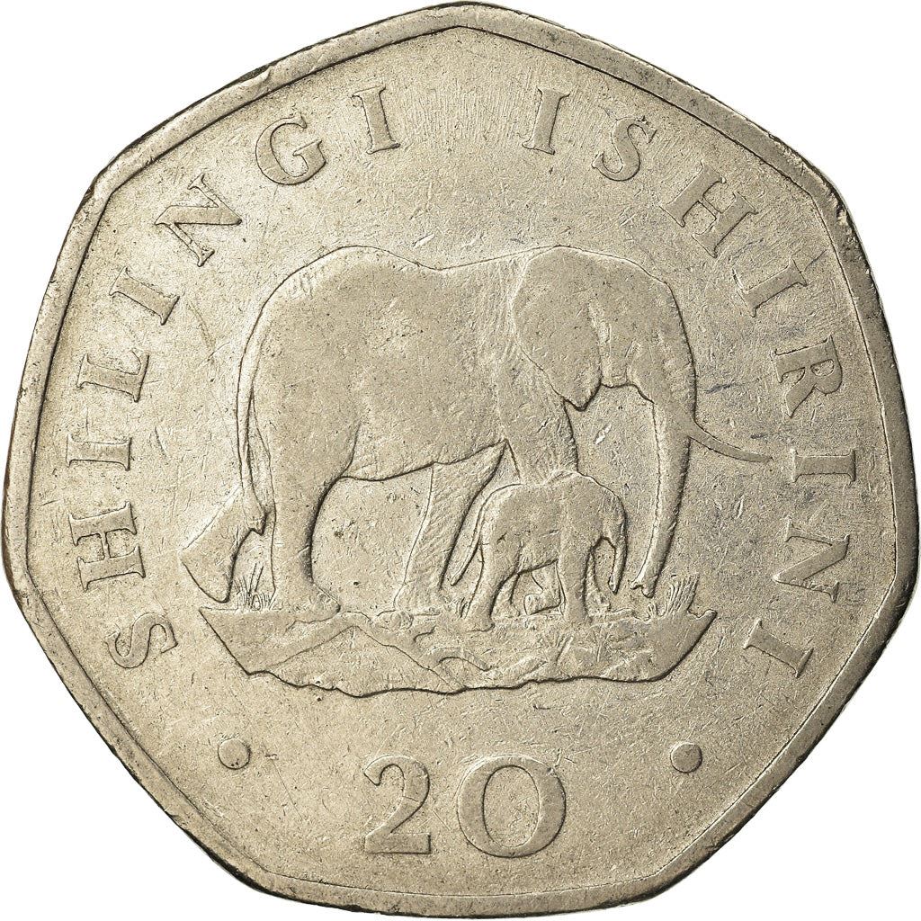 Tanzania | 20 Shilingi Coin | Ali Hassan Mwinyi | KM:27.1 | 1990 - 1991
