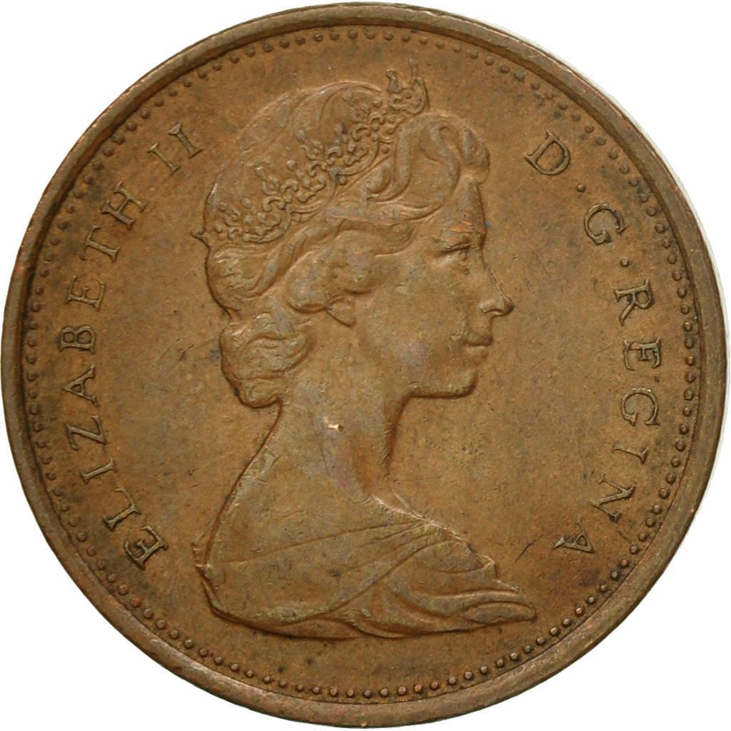 Canada | 1 Cent Coin | Bronze | Rock Dove | KM:65 | 1967