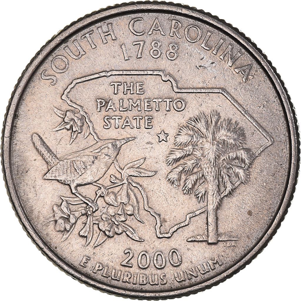 United States | 1/4 Dollar Coin | South Carolina | Km:307 | 2000