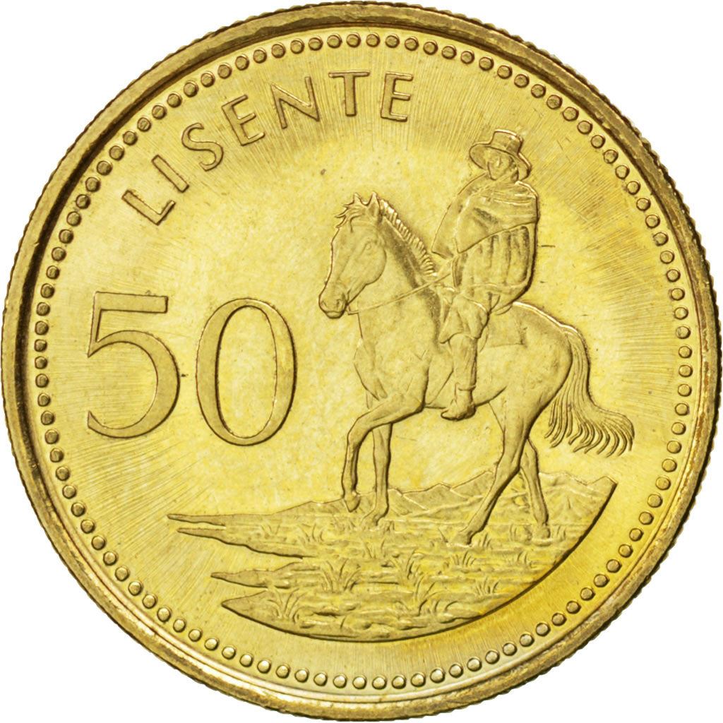 Lesotho | 50 Lisente Coin | Equestrian | Km:65 | 1998 - 2018