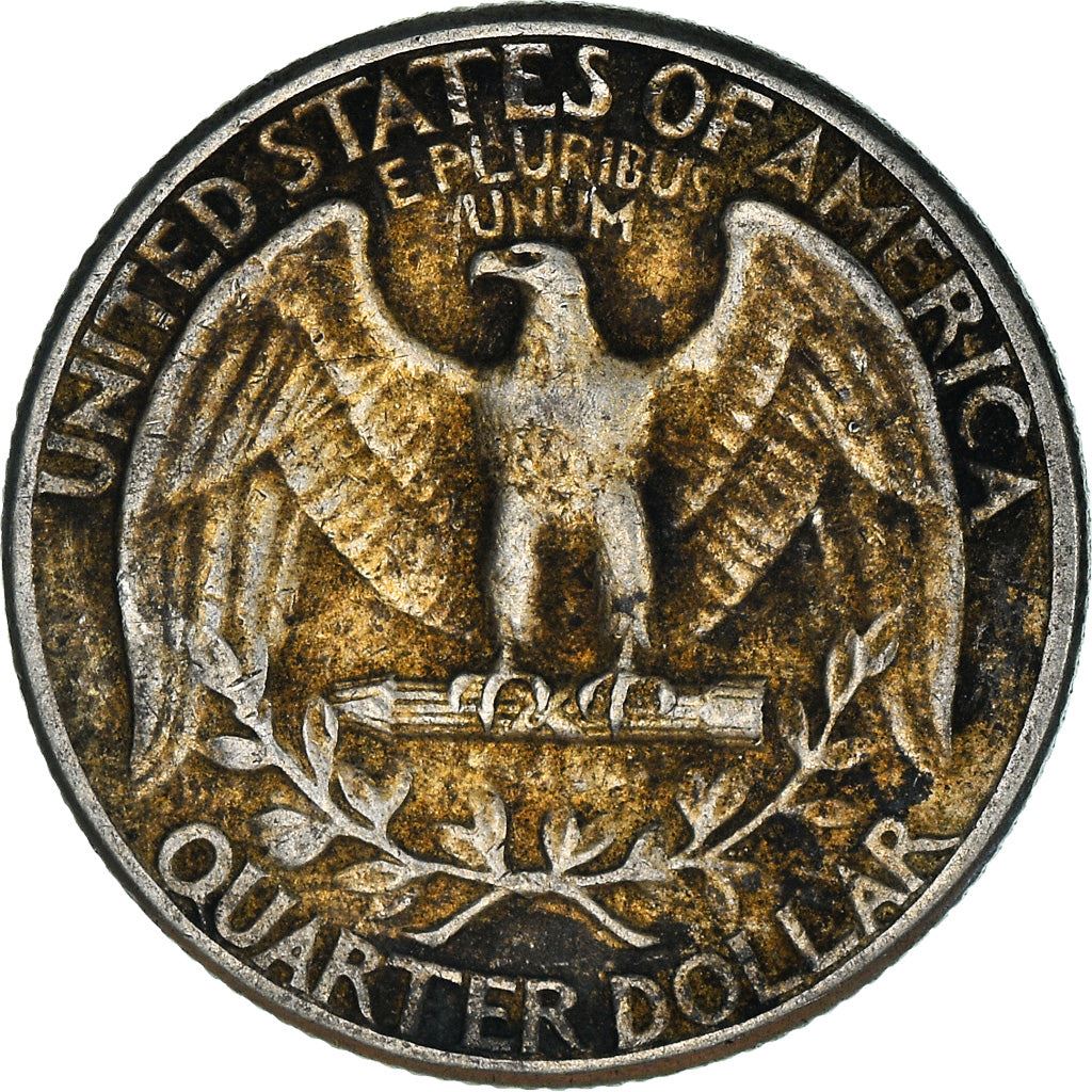 アメリカ合衆国 | 1/4ドル硬貨 | ジョージ・ワシントン | KM:164 | 1932年 - 1964年