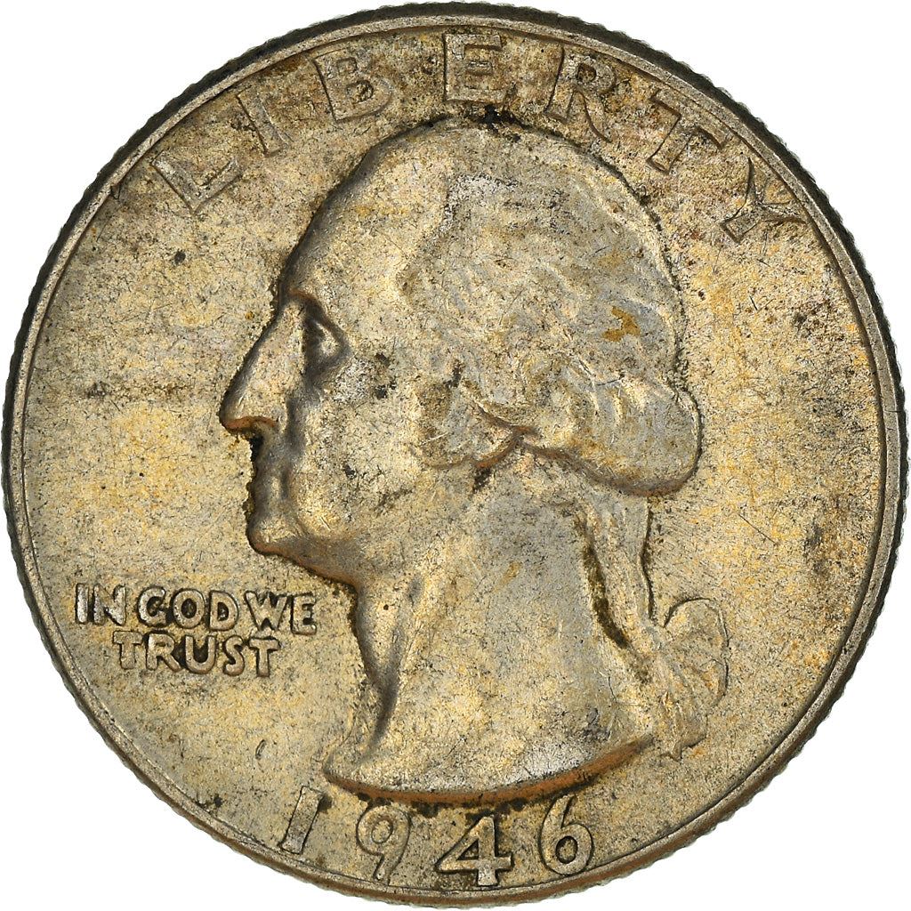 アメリカ合衆国 | 1/4ドル硬貨 | ジョージ・ワシントン | KM:164 | 1932年 - 1964年