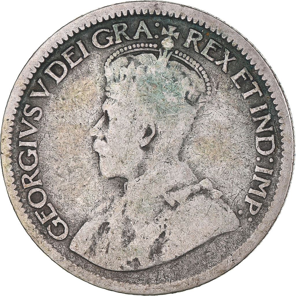 Canada | 10 Cents Coin | Silver | Crown | Wreath | KM:23a | 1920-1936