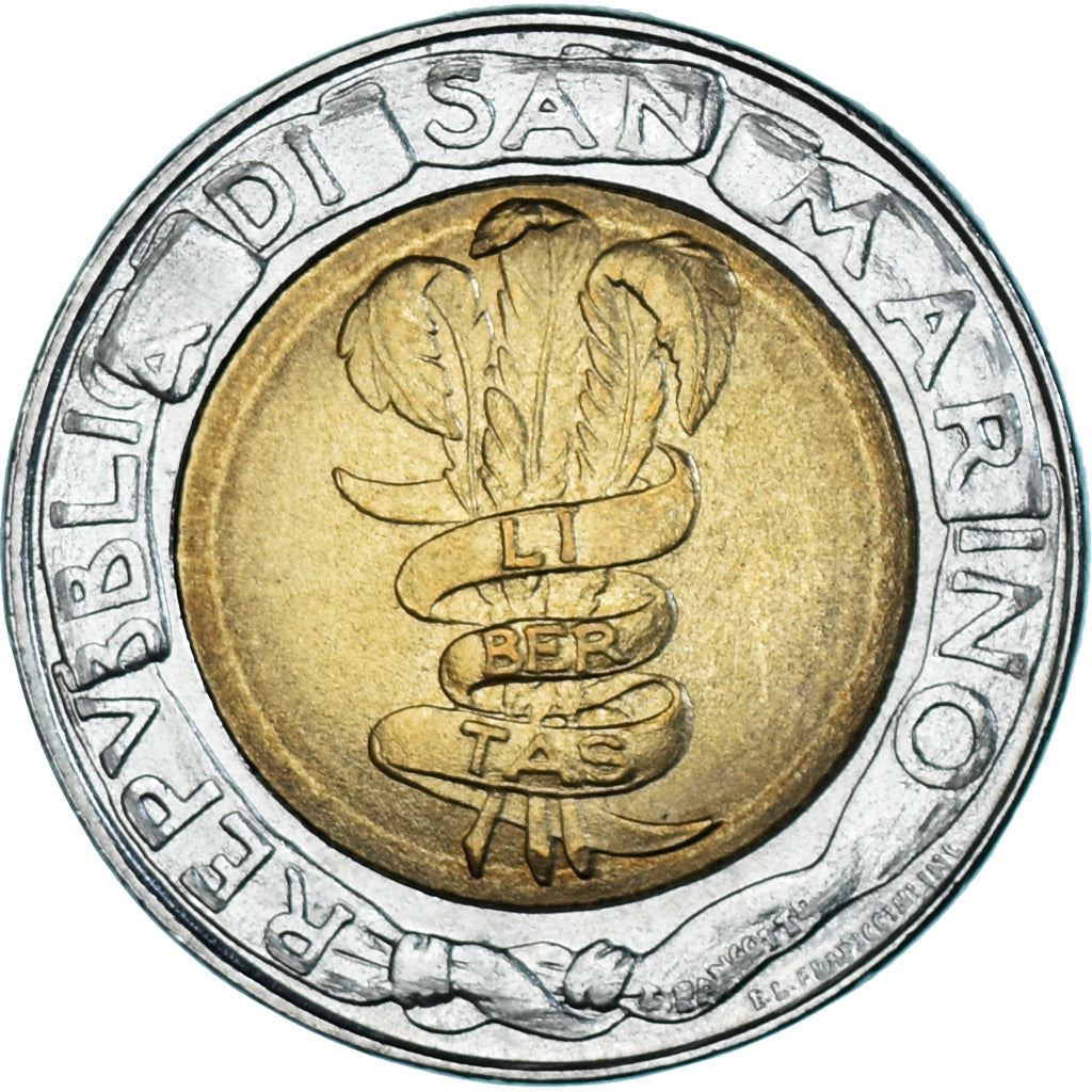 San Marino | 500 Lire Coin | FAO | Km:330 | 1995