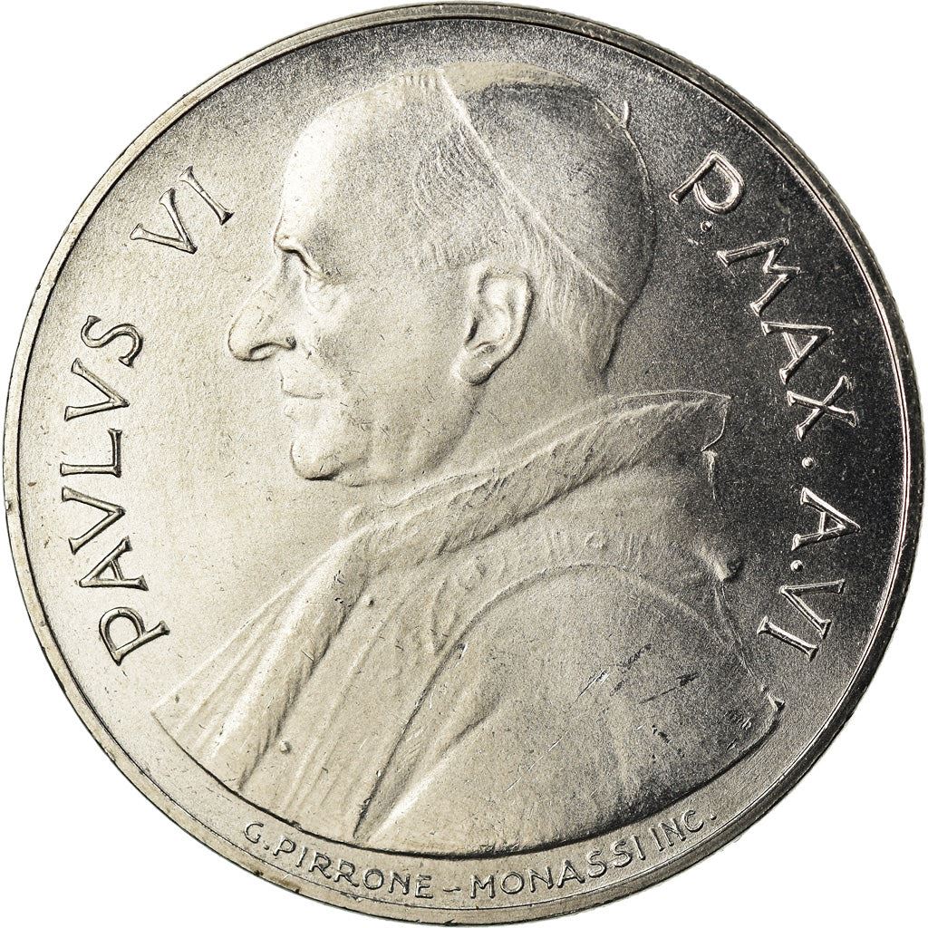 Vatican City | 100 Lire Coin | FAO | Km:106 | 1968