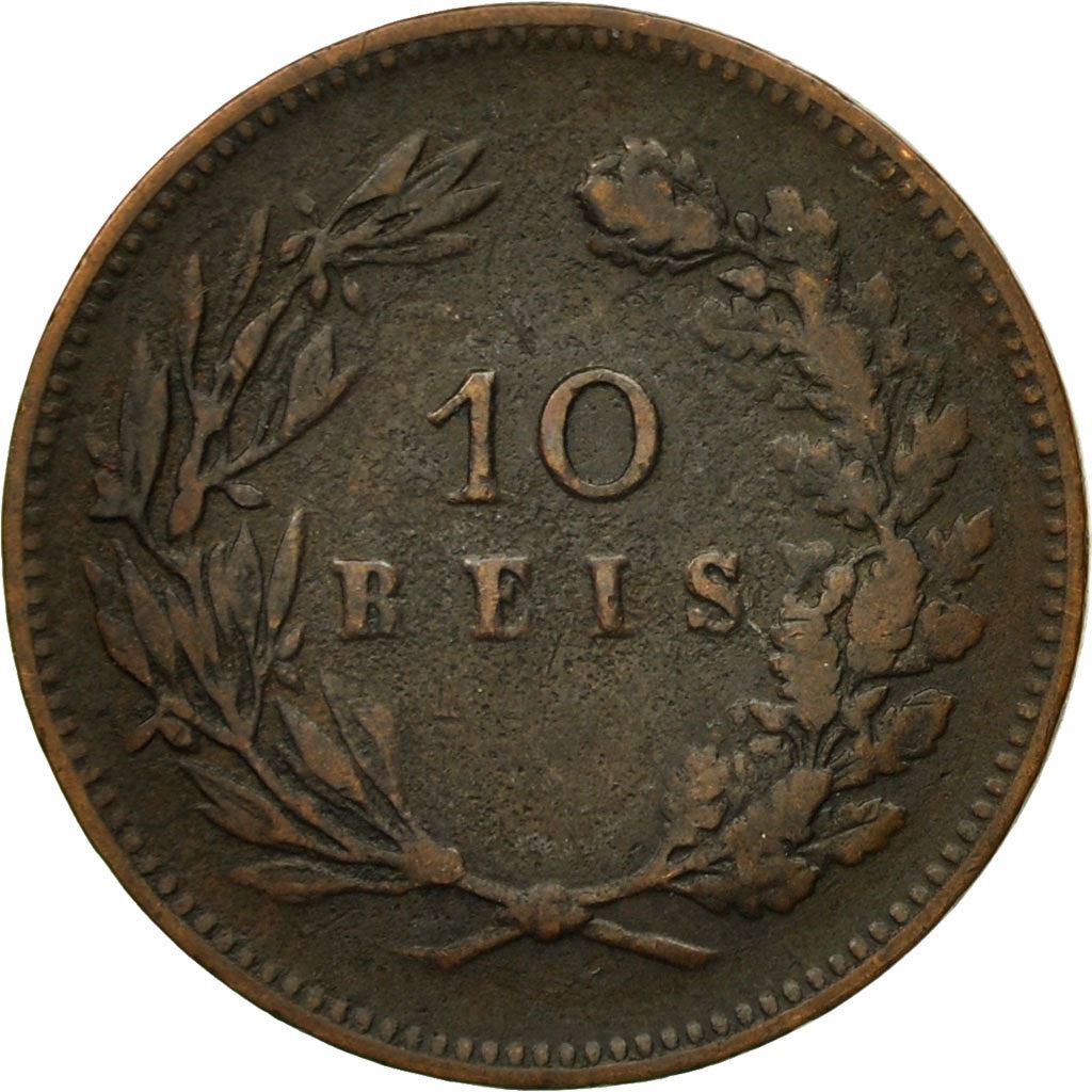 Portugal 10 Reis Coin | King Carlos I | KM532 | 1891 - 1892