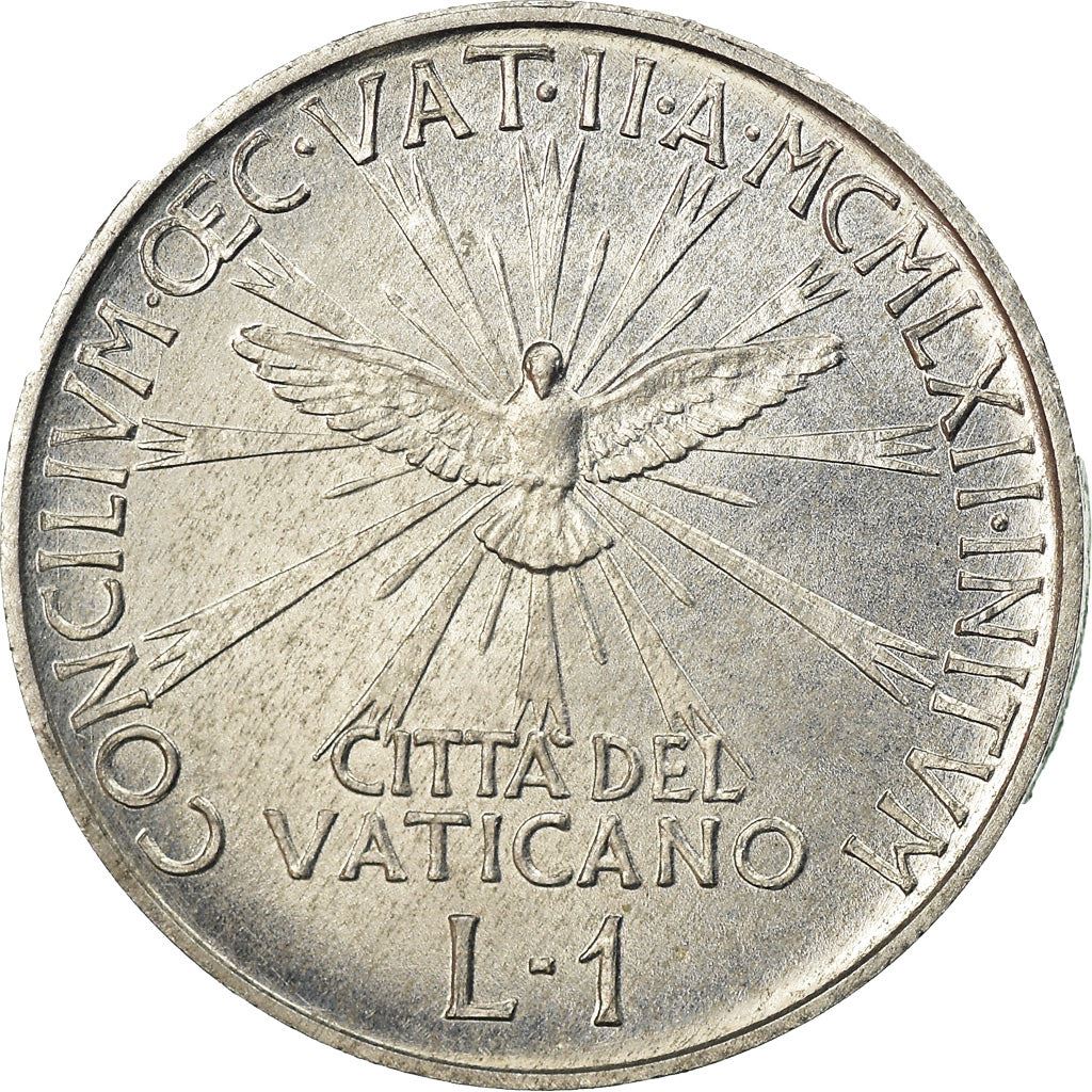 Vatican City | 1 Lira Coin | John XXIII | Km:67 | 1962